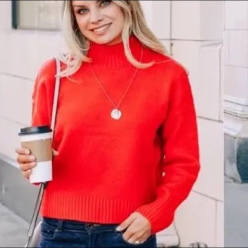 Double Zero NWT Orange Sweater
